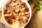 British Chorizo Capsicum And Parsley Bread Pudding Recipe Appetizer