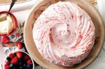 British Pink Megameringue Recipe Dessert