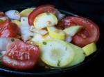 British Zucchini Tomato Tarragon and White Wine Salad Appetizer