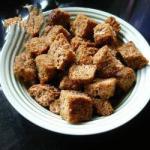 Australian Croutons of Homemade Bread with Seeds Appetizer