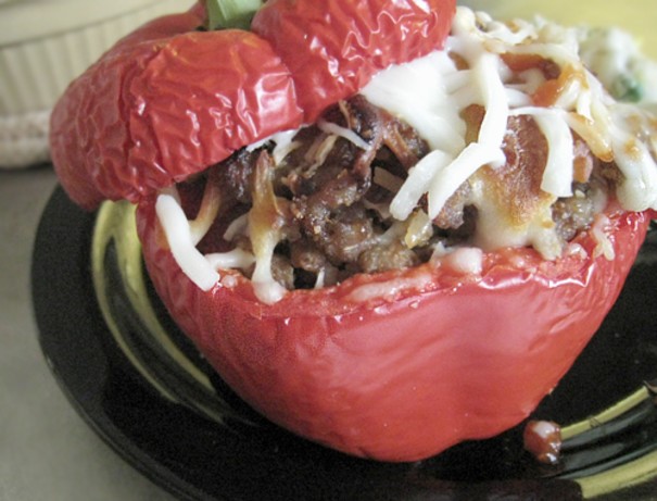 Italian Italian Stuffed Beef  Sausage Bell Peppers Appetizer