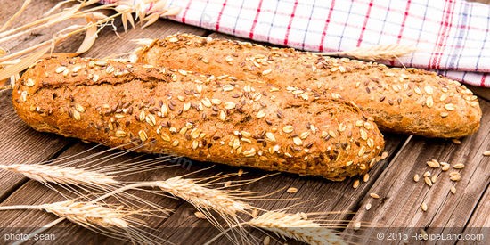 American Almost Whole Wheat Baguettes Dinner