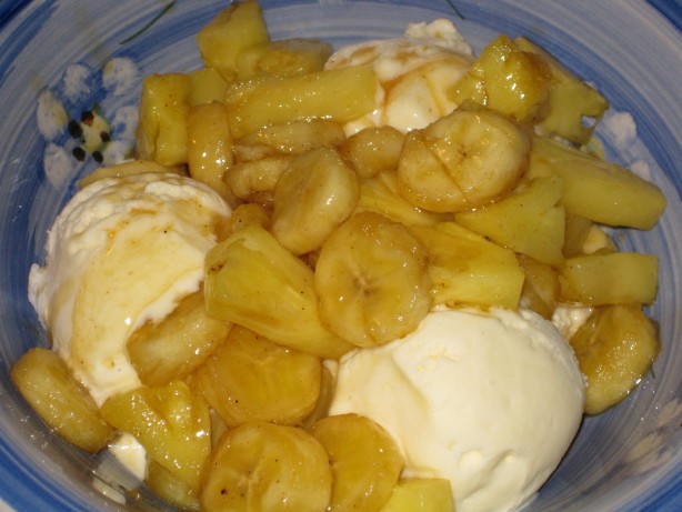 Caribbean Islands Bananas Foster Breakfast