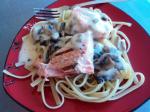 American Smoky Salmon Fettuccine Dinner