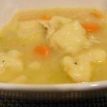 American Chicken Soup with Gnocchi Dinner