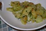 American Sauteed Chayote With Garlic and Herbs Appetizer