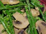 American Marinated Mushrooms And Asparagus Appetizer