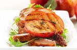 Australian Crispyskin Duck With Chargrilled Apples Recipe Appetizer