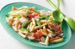 Australian Smoked Salmon And Snow Pea Pasta Salad Recipe Dinner
