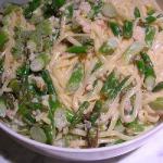 Italian Tag Rini with Green Asparagus Dinner