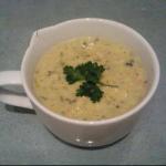 Australian Cream Soup of Vegetables and Noodles Appetizer