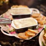 British Pate with Fatty Livers of Mushrooms Appetizer