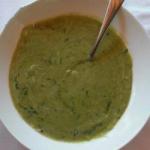 British Soup with Asparagus and Garlic Badensian Specialities Include Wood Appetizer