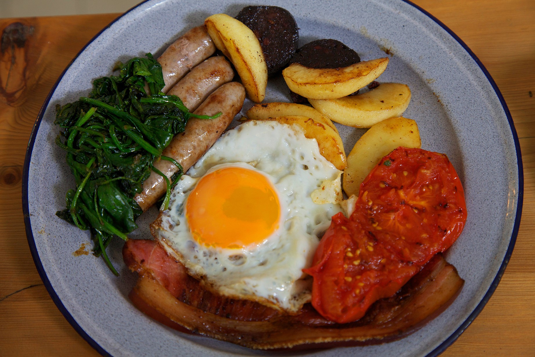 British Big Black Pudding Fryup Appetizer