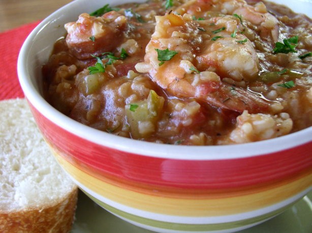 French Shrimp  Andouille Sausage Jambalaya Dinner