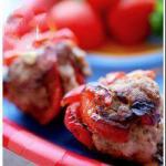 Turkish Turkey Meatballs with Sweet Pepper Appetizer