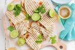 American Cheesy Chicken And Lime Quesadillas Recipe Appetizer