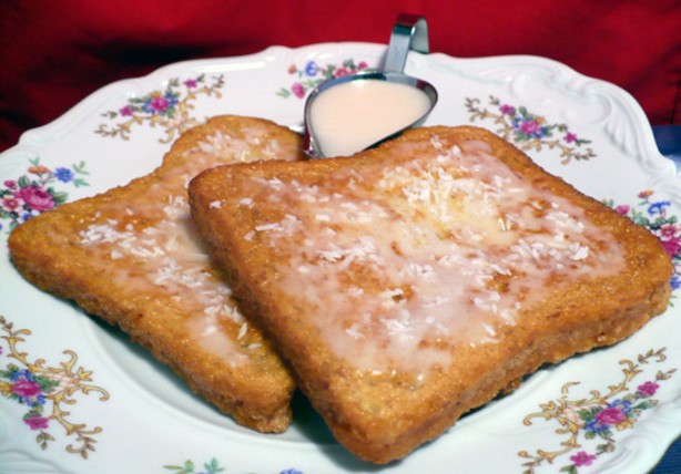 Canadian Coconut Maple Syrup Dessert