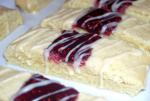 American Scandinavian Raspberry Ribbons Dessert