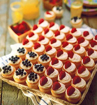 British Stars and Stripes Cupcakes Dessert