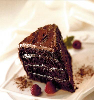 British Triple Chocolate Cake Dessert