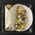 Mexican Squash Fajitas with Goat Cheese Appetizer