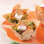 Mexican Starry Night Taco Cups Appetizer
