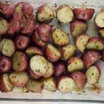 British New Potatoes Roast with Herbs Appetizer