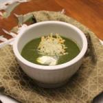 French Cream Soup of Spinach Appetizer