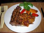 American Churrasco Strip Steak With Chimichurri Sauce Dinner
