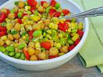 Canadian Chickpea Corn and Red Pepper Salad with Honeylime Vinaigrette  Once Upon a Chef Appetizer