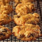 American Oatmeal Biscuits with Carrot and Berries Appetizer