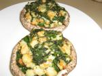 American Shrimp Spinach and Cheese Stuffed Mushrooms Dinner