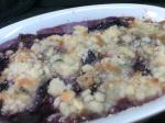 American Blueberry and Apple Crumblecobbler With Blue Cheese Dinner