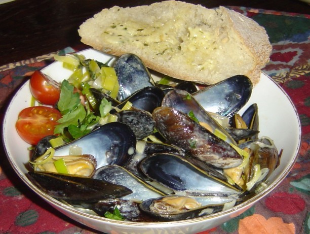 French Mussels Dijonaise Dinner