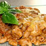 Canadian Beef  Elbow Macaroni Casserole With Sour Cream Dinner