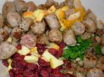 British Auberge Cranberry and Sausage Stuffing With Chestnuts and Orange Dinner