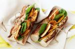 British Pumpkin Haloumi And Spinach Sandwich Recipe Appetizer