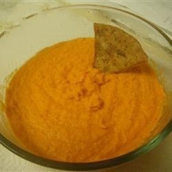 American Easy Red Pepper Hummus Recipe Appetizer