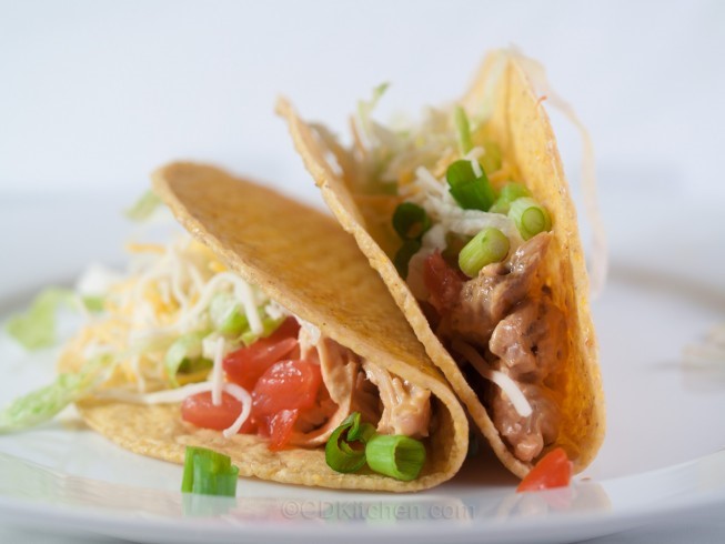 American Speedy Chicken Tacos With Creamy Chipotle Sauce En Dinner