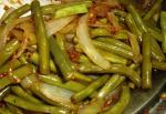 American Green Beans With Red Onion and Mustard Vinaigrette Dinner