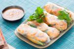 Vietnamese Shrimp Summer Rolls Appetizer