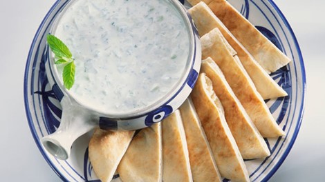 Moroccan Minted Yoghurt Appetizer