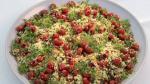 Moroccan Couscous with Grilled Cherry Tomatoes and Fresh Herbs Appetizer