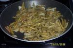 American Green Beans Sauteed With Onions and Bread Crumbs Appetizer