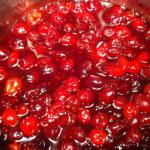 American Cranberry Sauce with Port and Cinnamon Dessert