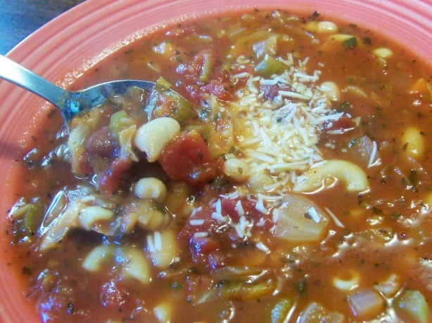 Italian Meatless Italian Minestrone Dinner