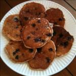 Canadian Oatmeal and Wheat Flour Blueberry Pancakes Breakfast
