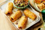 American Pork And Fennel Sausage Rolls With Crispy Coleslaw Recipe Appetizer