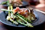 Canadian Baked Asparagus With Shiitake Prosciutto and Couscous Recipe Appetizer